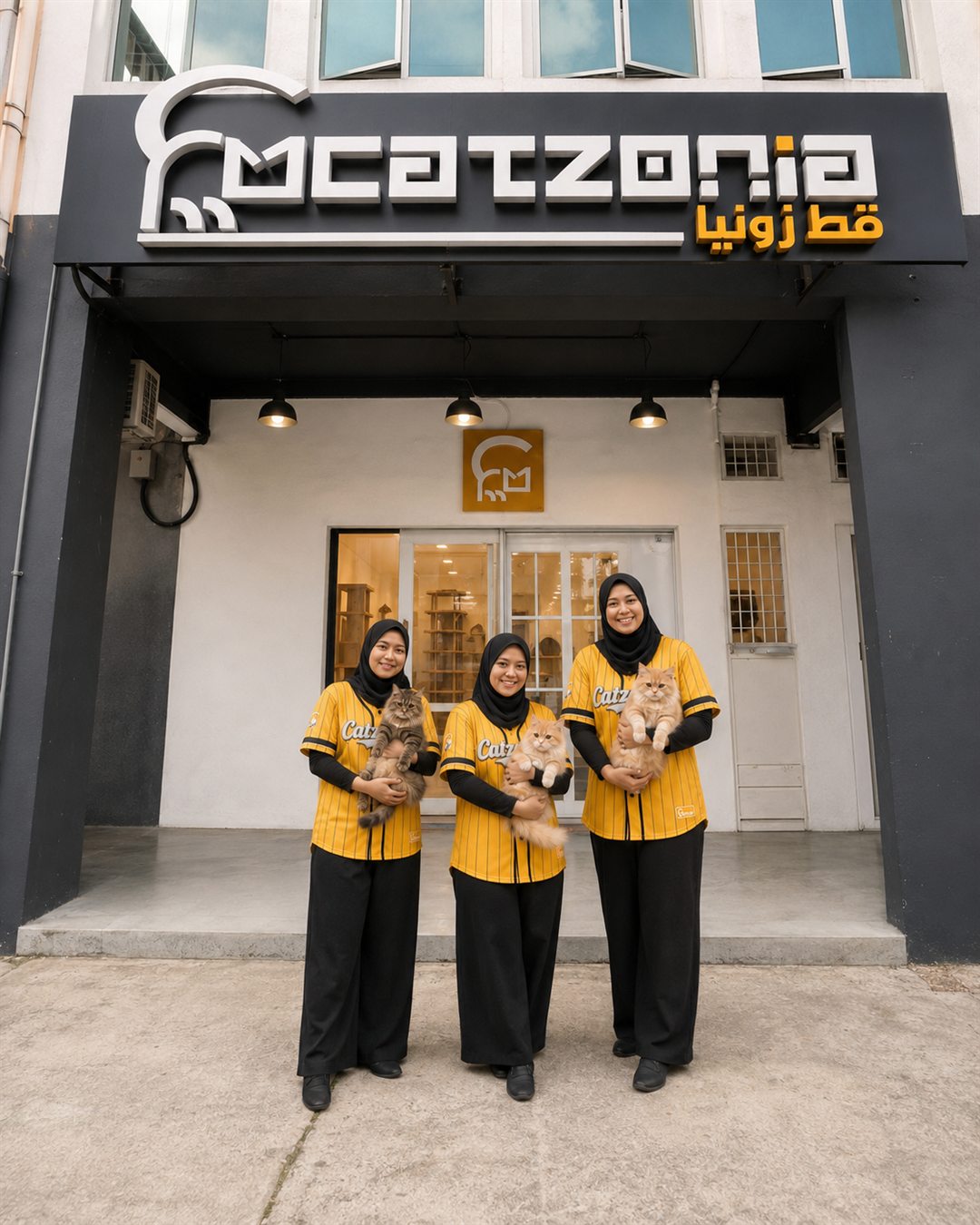 Catzonia Johor Bahru — cat hotel & grooming outlet, Johor