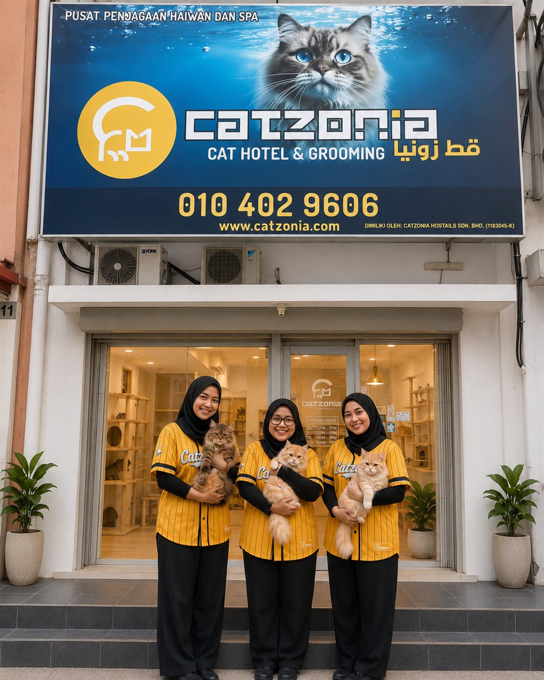 Catzonia Wangsa Maju — cat hotel & grooming outlet, Kuala Lumpur